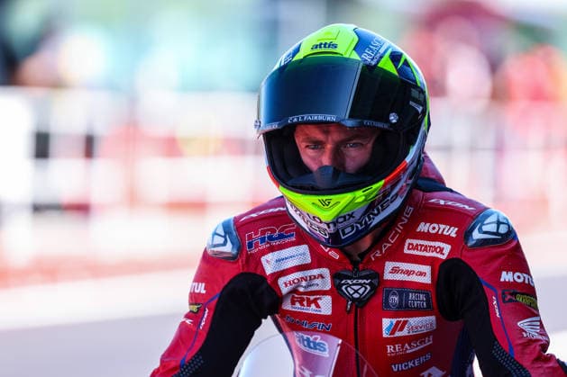 FIM SBK Superbike World Championship, WM, Weltmeisterschaft Pirelli Emilia-Romagna Round 7 - Free Practice 1 - Misano Adriatico 12 06 2026 Ryan Vickers of Honda HRC with Honda CBR1000RR-R SP seen during FIM SBK Superbike World Championship Pirelli Emilia-Romagna Round 7 - Free Practice 1 at Misano World Circuit Marco Simoncelli in Misano Adriatico, Italy