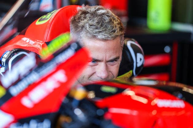 FIM SBK Superbike World Championship, WM, Weltmeisterschaft Pirelli Emilia-Romagna Round 7 - Free Practice 1 - Misano Adriatico 12 06 2026 Alvaro Bautista of Barni Spark Racing Team with Ducati Panigale V4R seen during FIM SBK Superbike World Championship Pirelli Emilia-Romagna Round 7 - Free Practice 1 at Misano World Circuit Marco Simoncelli in Misano Adriatico, Italy