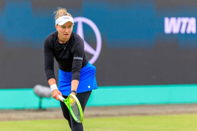 2026-06-12 - Libema Open 2026 ROSMALEN, NETHERLANDS - JUNE 12: Barbora Krejcikova of Czechia during the Libema Open 2026 at Autotron on June 12, 2026 in Rosmalen, Netherlands Rosmalen Autotron Netherlands Content not available for redistribution in The Netherlands directly or indirectly through any third parties. Copyright: xMarcelxvanxPlateringenx