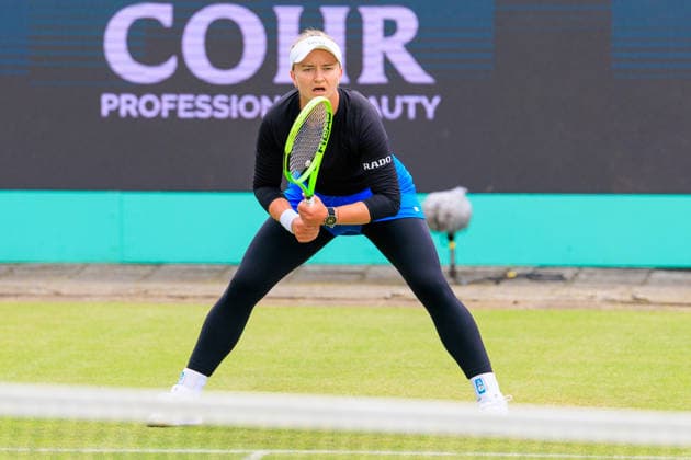 2026-06-12 - Libema Open 2026 ROSMALEN, NETHERLANDS - JUNE 12: Barbora Krejcikova of Czechia during the Libema Open 2026 at Autotron on June 12, 2026 in Rosmalen, Netherlands Rosmalen Autotron Netherlands Content not available for redistribution in The Netherlands directly or indirectly through any third parties. Copyright: xMarcelxvanxPlateringenx