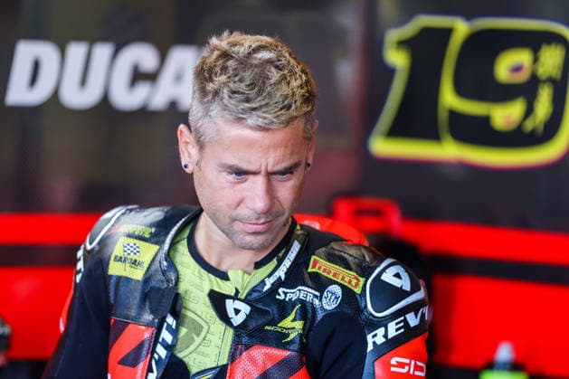 IPA85606440 - Alvaro Bautista of the Barni Spark Racing Team on a Ducati Panigale V4R during Free Practice 1 of Round 7 of the FIM Superbike World Championship, WM, Weltmeisterschaft (Pirelli Emilia-Romagna Round) at the Misano World Circuit Marco Simoncelli in Misano Adriatico, Italy  Copyright: xFabrizioxCarabelli IPAxSportx xx 85606440