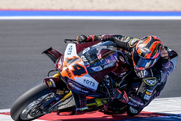IPA85606452 - Sam Lowes (GBR) on the Ducati Panigale V4R for the ELF Marc VDS Racing Team during the Pirelli Emilia Romagna Round of the World Superbike (SBK) championship in Italy, June 12, 2026  Copyright: xAlessioxMarini IPAxSportx xx 85606452