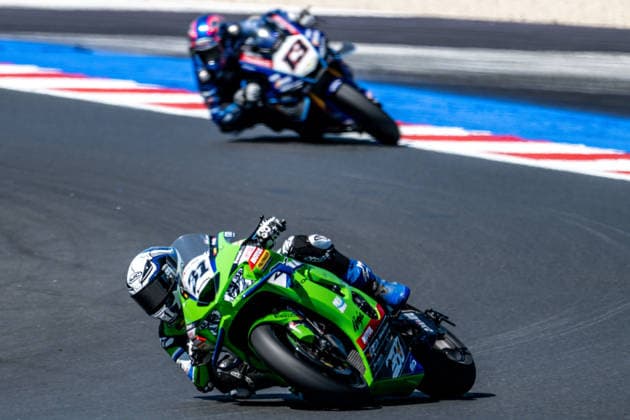 IPA85606364 - Garrett Gerloff (USA) on a Kawasaki ZX-10RR for the Kawasaki WorldSBK Team during the Pirelli Emilia Romagna Round of the World Superbike Championship (SBK) in Italy, June 12, 2026  Copyright: xAlessioxMarini IPAxSportx xx 85606364