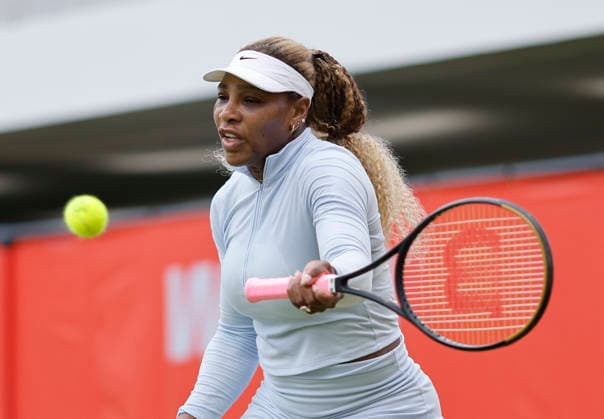 RECORD DATE NOT STATED 12th June 2026; HSBC Championships, Queens Club, West Kensington, London, England; HSBC Championships Tennis, Day Three; Serena Williams (USA) practices at Queen s club HongboxChen