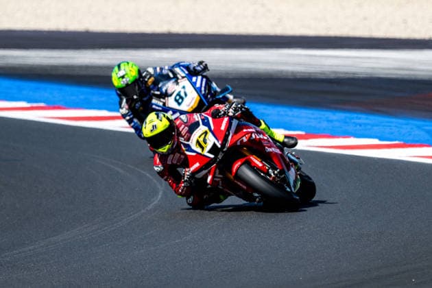 IPA85606398 - Ryan Vickers (GBR) on a Honda HRC CBR1000RR-R SP during the Pirelli Emilia Romagna Round of the World Superbike (SBK) championship in Italy, June 12, 2026  Copyright: xAlessioxMarini IPAxSportx xx 85606398