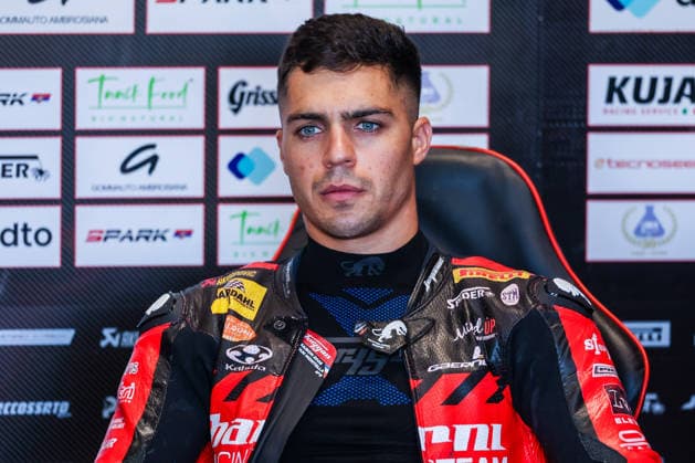 IPA85606457 - Yari Montella of the Barni Spark Racing Team on a Ducati Panigale V4R during Free Practice 1 of Round 7 of the FIM SBK Superbike World Championship, WM, Weltmeisterschaft Pirelli Emilia-Romagna at the Misano World Circuit Marco Simoncelli in Misano Adriatico, Italy  Copyright: xFabrizioxCarabelli IPAxSportx xx 85606457