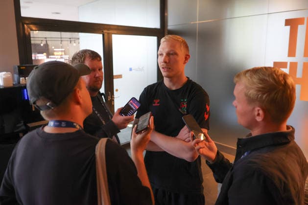 12.06.2026, xtgx, Handball, EHF Champions League, Media Day v.l. Magnus Saugstrup (Magdeburg, 23) Koeln