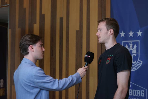 12.06.2026, xtgx, Handball, EHF Champions League, Media Day v.l. Felix Claar (Magdeburg, 7) Koeln