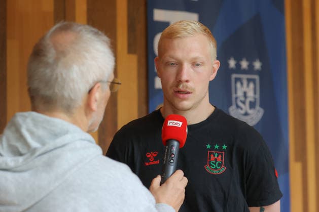 12.06.2026, xtgx, Handball, EHF Champions League, Media Day v.l. Magnus Saugstrup (Magdeburg, 23) Koeln