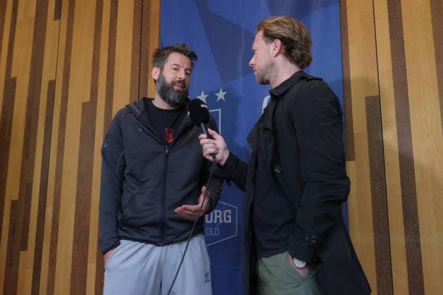 12.06.2026, xtgx, Handball, EHF Champions League, Media Day v.l. Bennet Wiegert (Magdeburg, Trainer) Koeln