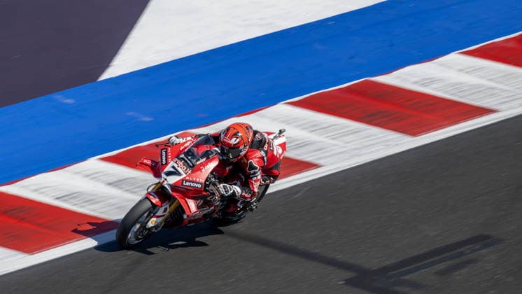 IPA85608211 - No. 7 Iker Lecuona (ESP) on a Ducati Panigale V4R – Aruba.it Racing – Ducati during the Pirelli Emilia Romagna Round of the World Superbike Championship (SBK) in Italy, June 12, 2026  Copyright: xOttoxMoretti IPAxSportx xx 85608211
