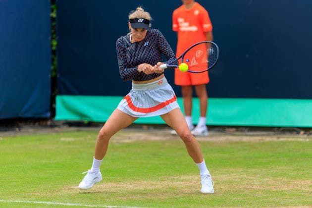 2026-06-12 - Libema Open 2026 ROSMALEN, NETHERLANDS - JUNE 12: Dayana Yastremska of Ukraine during the Libema Open 2026 at Autotron on June 12, 2026 in Rosmalen, Netherlands Rosmalen Autotron Netherlands Content not available for redistribution in The Netherlands directly or indirectly through any third parties. Copyright: xMarcelxvanxPlateringenx