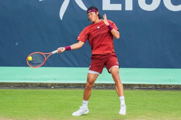 2026-06-12 - Libema Open 2026 ROSMALEN, NETHERLANDS - JUNE 12: Zhizhen Zhang of China during the Libema Open 2026 at the Autotron on June 12, 2026 in Rosmalen, Netherlands Rosmalen Autotron Netherlands Content not available for redistribution in The Netherlands directly or indirectly through any third parties. Copyright: xEwoutxPahudxdexMortangesx