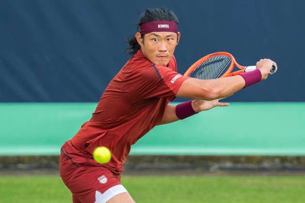 2026-06-12 - Libema Open 2026 ROSMALEN, NETHERLANDS - JUNE 12: Zhizhen Zhang of China during the Libema Open 2026 at the Autotron on June 12, 2026 in Rosmalen, Netherlands Rosmalen Autotron Netherlands Content not available for redistribution in The Netherlands directly or indirectly through any third parties. Copyright: xEwoutxPahudxdexMortangesx