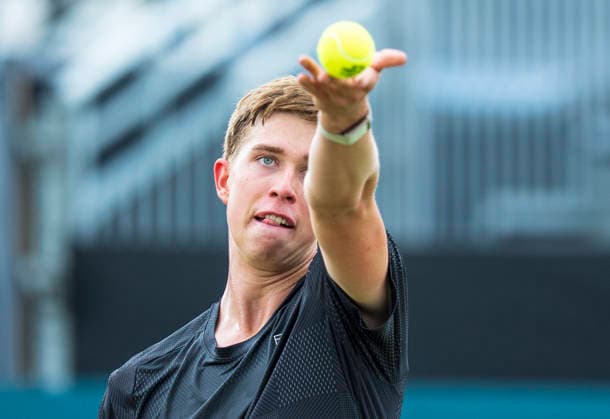 2026-06-12 - Libema Open 2026 ROSMALEN, NETHERLANDS - JUNE 12: Thijs Boogaard of The Netherlands during the Libema Open 2026 at the Autotron on June 12, 2026 in Rosmalen, Netherlands Rosmalen Autotron Netherlands Content not available for redistribution in The Netherlands directly or indirectly through any third parties. Copyright: xEwoutxPahudxdexMortangesx