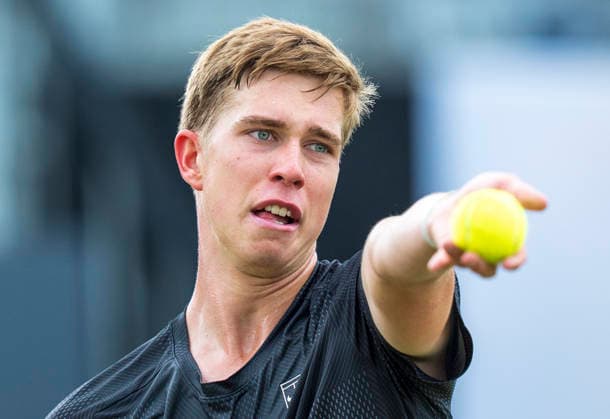 2026-06-12 - Libema Open 2026 ROSMALEN, NETHERLANDS - JUNE 12: Thijs Boogaard of The Netherlands during the Libema Open 2026 at the Autotron on June 12, 2026 in Rosmalen, Netherlands Rosmalen Autotron Netherlands Content not available for redistribution in The Netherlands directly or indirectly through any third parties. Copyright: xEwoutxPahudxdexMortangesx