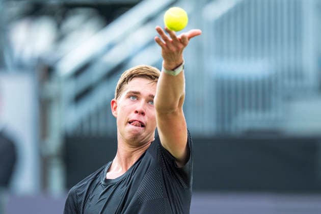 2026-06-12 - Libema Open 2026 ROSMALEN, NETHERLANDS - JUNE 12: Thijs Boogaard of The Netherlands during the Libema Open 2026 at the Autotron on June 12, 2026 in Rosmalen, Netherlands Rosmalen Autotron Netherlands Content not available for redistribution in The Netherlands directly or indirectly through any third parties. Copyright: xEwoutxPahudxdexMortangesx