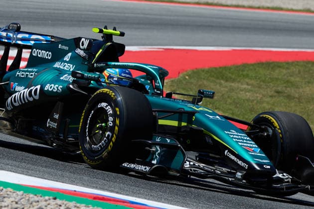 F1 Grand Prix of Barcelona-Catalunya - Practice Fernando Alonso of Spain driving the (14) Aston Martin Aramco F1 Team AMR26 on track during the practice ahead of the F1 Grand Prix of Barcelona-Catalunya at Circuit de Barcelona-Catalunya on June 12, 2026, in Barcelona, Spain. Barcelona Circuit de Barcelona-Catalunya Catalunya Spain RL_F1GPBCN_2K26_000192 Copyright: xRicardoxLarreinax