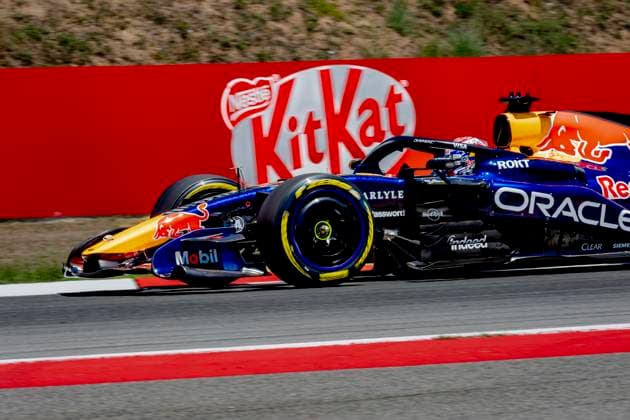 BARCELONA - Formula 1 driver Max Verstappen of Oracle Red Bull Racing during the Formula 1 Spain Catalonia at the Circuit de Barcelona-Catalunya on June 12, 2026 in Barcelona, Spain. (Photo by DeFodi Images) -