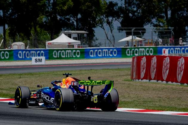 BARCELONA - Formula 1 driver Max Verstappen of Oracle Red Bull Racing during the Formula 1 Spain Catalonia at the Circuit de Barcelona-Catalunya on June 12, 2026 in Barcelona, Spain. (Photo by DeFodi Images) -