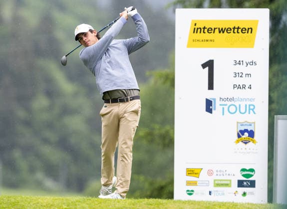 GOLF - Interwetten Open HAUS,AUSTRIA,12.JUN.26 - GOLF - HotelPlanner Tour, Interwetten Open, Golfclub Schladming. Image shows Maxence Giboudot (FRA).  GEPAxpictures xHaraldxSteiner