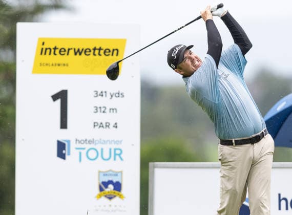 GOLF - Interwetten Open HAUS,AUSTRIA,12.JUN.26 - GOLF - HotelPlanner Tour, Interwetten Open, Golfclub Schladming. Image shows Matt Gilchrest (USA).  GEPAxpictures xHaraldxSteiner