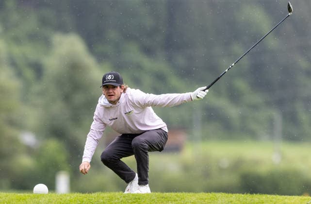GOLF - Interwetten Open HAUS,AUSTRIA,12.JUN.26 - GOLF - HotelPlanner Tour, Interwetten Open, Golfclub Schladming. Image shows Logan Perkins (USA).  GEPAxpictures xHaraldxSteiner