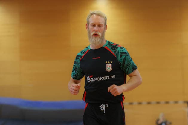 12.06.2026, xtgx, Handball, EHF Champions League, Abschlusstraining SC Magdeburg v.l. Matthias Musche (Magdeburg, 6) Koeln