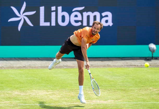 2026-06-12 - Libema Open 2026 , - JUNE 12: Daniil Medvedev during the Libema Open 2026 at the Autotron on June 12, 2026 in Rosmalen, Netherlands Content not available for redistribution in The Netherlands directly or indirectly through any third parties. Copyright: xEwoutxPahudxdexMortangesx
