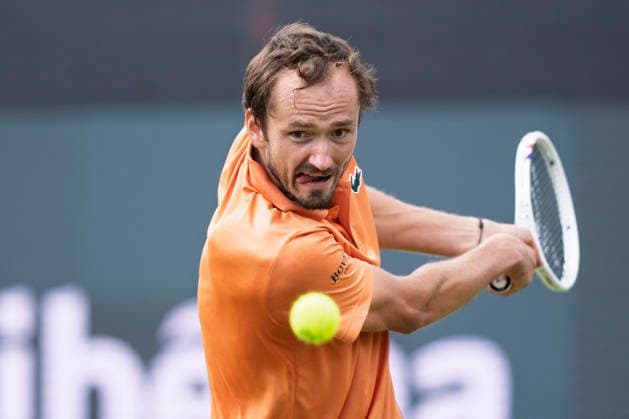 2026-06-12 - Libema Open 2026 , - JUNE 12: Daniil Medvedev during the Libema Open 2026 at the Autotron on June 12, 2026 in Rosmalen, Netherlands Content not available for redistribution in The Netherlands directly or indirectly through any third parties. Copyright: xEwoutxPahudxdexMortangesx