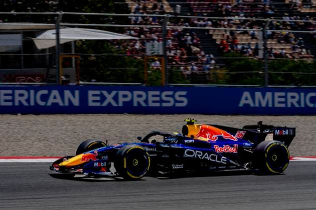 BARCELONA - Oracle Red Bull Racing Rookie Ayumu Iwasa during the Formula 1 Spain Catalonia at the Circuit de Barcelona-Catalunya on June 12, 2026 in Barcelona, Spain. (Photo by DeFodi Images) -