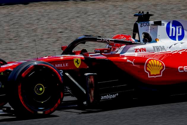 BARCELONA - Formula 1 driver Charles Leclerc of Scuderia Ferrari HP during the Formula 1 Spain-Catalonia at the Circuit de Barcelona-Catalunya on June 12, 2026 in Barcelona, Spain. (Photo by DeFodi Images) -