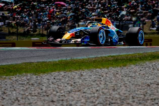 BARCELONA - Formula 1 driver Arvid Lindblad of the Racing Bulls Formula One Team during the Formula 1 Spain Catalonia at the Circuit de Barcelona-Catalunya on June 12, 2026 in Barcelona, Spain. (Photo by DeFodi Images) -