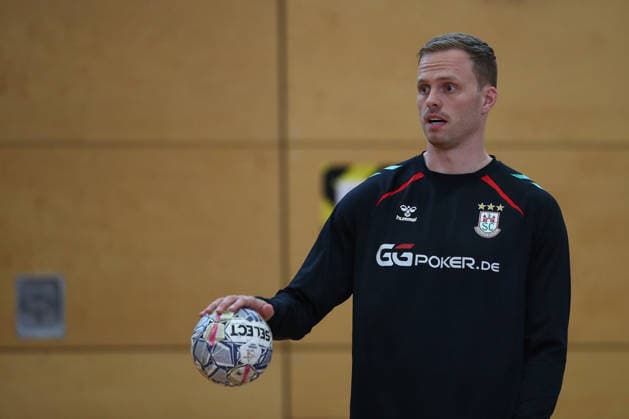 12.06.2026, xtgx, Handball, EHF Champions League, Abschlusstraining SC Magdeburg v.l. Omar Ingi Magnusson (Magdeburg, 14) Koeln