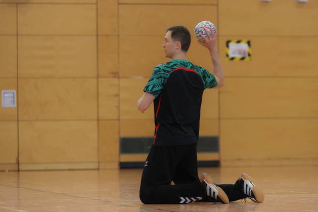 12.06.2026, xtgx, Handball, EHF Champions League, Abschlusstraining SC Magdeburg v.l. Nikola Portner (Magdeburg, 80) Koeln
