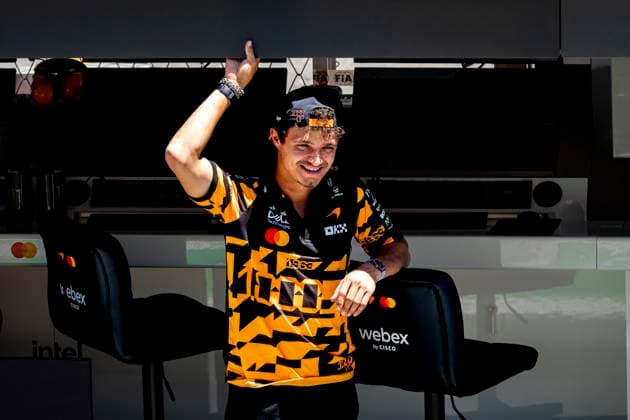 BARCELONA - Formula 1 driver Lando Norris of McLaren Mastercard Formula 1 Team during the Formula 1 Spain-Catalonia at the Circuit de Barcelona-Catalunya on June 12, 2026 in Barcelona, Spain. (Photo by DeFodi Images) -