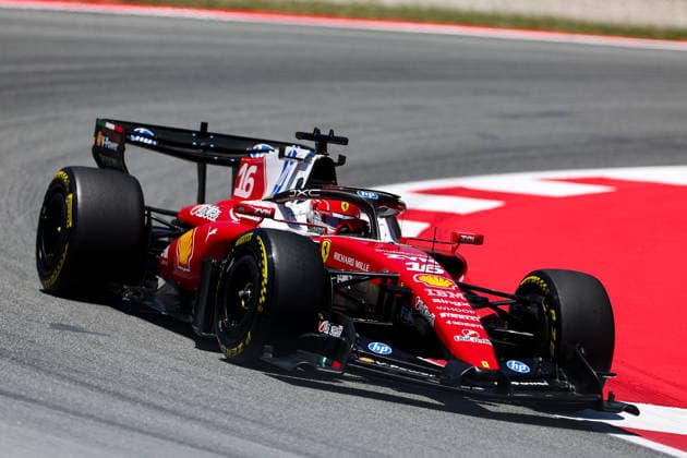 Charles Leclerc of Monaco and Scuderia Ferrari , Practice, F1 Grand Prix of Barcelona-Catalunya, am 12. June 2026 in Barcelona, Spain. (Foto von Diogo Cardoso DeFodi Images) Charles Leclerc of Monaco and Scuderia Ferrari , Practice, F1 Grand Prix of Barcelona-Catalunya, Circuit de Barcelona-Catalunya on June 12, 2026 in Barcelona, Spain. (Photo by Diogo Cardoso DeFodi Images) -