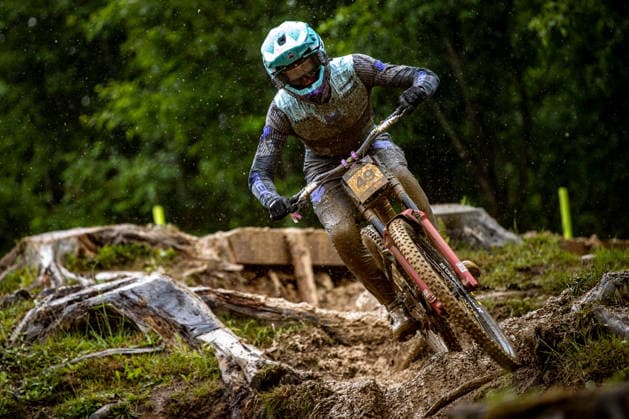 Whoop UCI Mountainbike World Series Leogang Downhill DAVIS Oliver TREK - UNBROKEN DHat Whoop UCI Mountainbike World Series Leogang Downhill, 12.06.2026,in Leogang,AUT Foto: Sebastian Sternemann