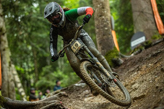Whoop UCI Mountainbike World Series Leogang Downhill WIDMANN Veronika UNNO FACTORY RACING DHat Whoop UCI Mountainbike World Series Leogang Downhill, 12.06.2026,in Leogang,AUT Foto: Sebastian Sternemann