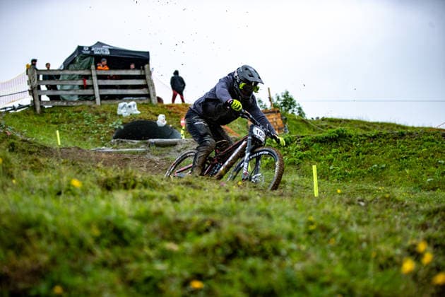 Whoop UCI Mountainbike World Series Leogang Downhill SUETOS Cole at Whoop UCI Mountainbike World Series Leogang Downhill, 12.06.2026,in Leogang,AUT Foto: Sebastian Sternemann