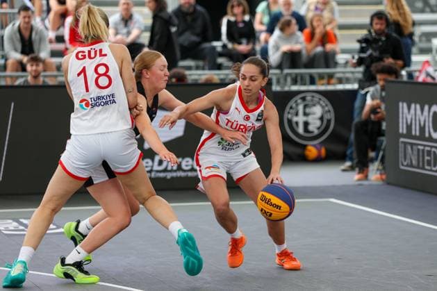 12.June. 2026 – Basketball – FIBA 3x3 World Tour Masters 2026-TUR vs IRL-women-U23 NATIONS LEAGUE Akpinar (Türkiye) in one-on-one A1 Arena am Heumarkt A1 Arena am Heumarkt ,Vienna Vienna A1 Arena am Heumarkt AUSTRIA