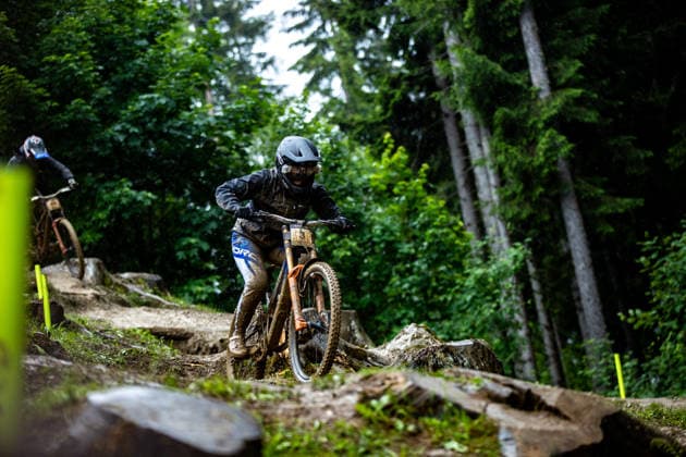 Whoop UCI Mountainbike World Series Leogang Downhill MALLEN Alex OUTLAW INTENSE RACINGat Whoop UCI Mountainbike World Series Leogang Downhill, 12.06.2026,in Leogang,AUT Foto: Sebastian Sternemann