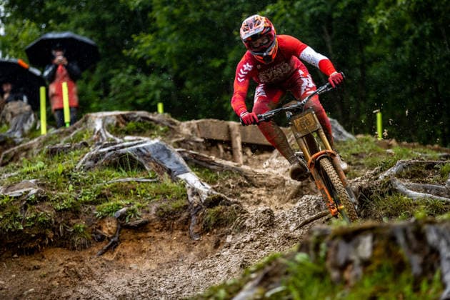 Whoop UCI Mountainbike World Series Leogang Downhill KOLB Andreas SANTA CRUZ SYNDICATEat Whoop UCI Mountainbike World Series Leogang Downhill, 12.06.2026,in Leogang,AUT Foto: Sebastian Sternemann