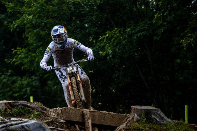 Whoop UCI Mountainbike World Series Leogang Downhill VERMETTE Asa FRAMEWORKS RACING TRPat Whoop UCI Mountainbike World Series Leogang Downhill, 12.06.2026,in Leogang,AUT Foto: Sebastian Sternemann