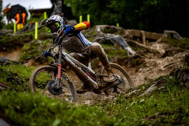 Whoop UCI Mountainbike World Series Leogang Downhill KIEFER Henri CANYON DH RACINGat Whoop UCI Mountainbike World Series Leogang Downhill, 12.06.2026,in Leogang,AUT Foto: Sebastian Sternemann