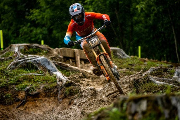 Whoop UCI Mountainbike World Series Leogang Downhill HARTENSTERN Max CUBE FACTORY RACINGat Whoop UCI Mountainbike World Series Leogang Downhill, 12.06.2026,in Leogang,AUT Foto: Sebastian Sternemann