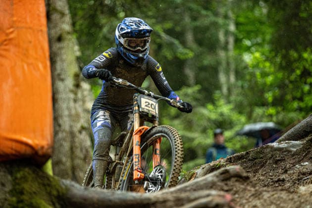 Whoop UCI Mountainbike World Series Leogang Downhill NEWKIRK Anna FRAMEWORKS RACING TRPat Whoop UCI Mountainbike World Series Leogang Downhill, 12.06.2026,in Leogang,AUT Foto: Sebastian Sternemann