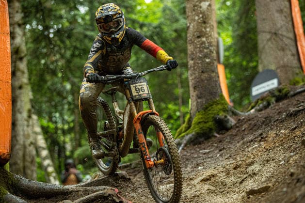 Whoop UCI Mountainbike World Series Leogang Downhill HOFFMANN Nina SANTA CRUZ SYNDICATEat Whoop UCI Mountainbike World Series Leogang Downhill, 12.06.2026,in Leogang,AUT Foto: Sebastian Sternemann
