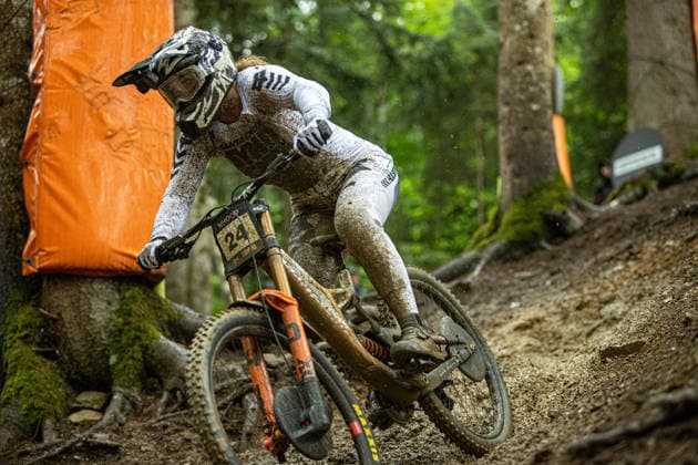 Whoop UCI Mountainbike World Series Leogang Downhill HULSEBOSCH Eliana SANTA CRUZ SYNDICATEat Whoop UCI Mountainbike World Series Leogang Downhill, 12.06.2026,in Leogang,AUT Foto: Sebastian Sternemann