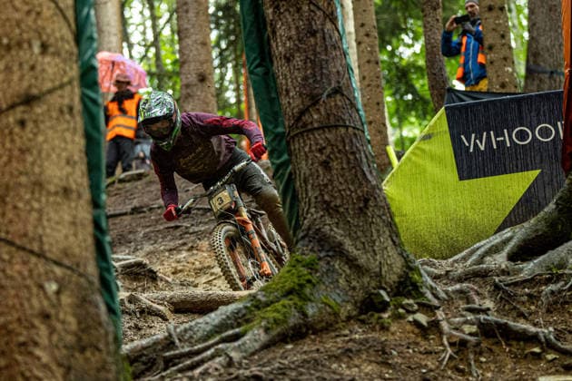 Whoop UCI Mountainbike World Series Leogang Downhill MALLEN Alex OUTLAW INTENSE RACINGat Whoop UCI Mountainbike World Series Leogang Downhill, 12.06.2026,in Leogang,AUT Foto: Sebastian Sternemann